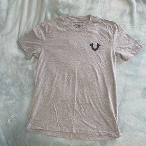True religion gray Logo T-shirt